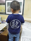 子供用転写のTシャツ